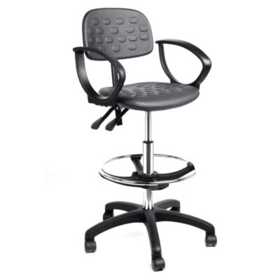 1910AC Silla giratoria alta con coderas