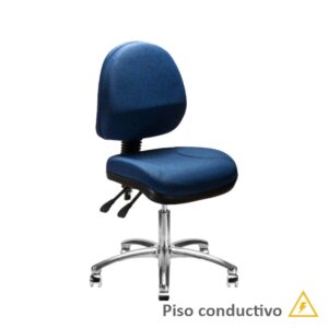 1942 ESD Silla baja ensamble electrónico conductiva