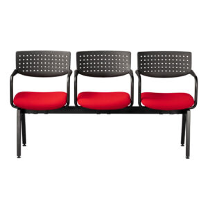 4003 Banca 3 plazas, respaldo de polipropileno