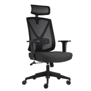 BM 8950 sillón ejecutivo respaldo alto con cabecera, respaldo fabricada en nylon, con brazos