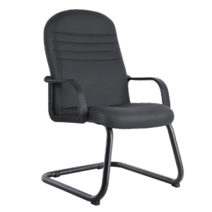 BM 123 Silla ejecutiva de respaldo alto, base de trineo