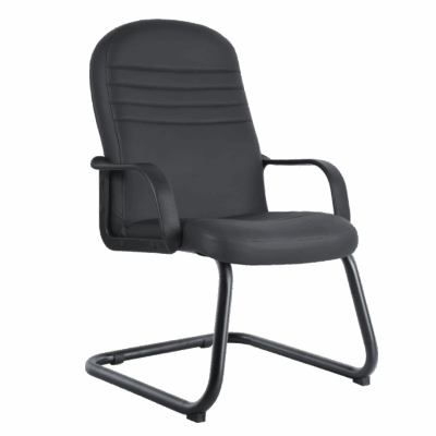 BM 123 Silla ejecutiva de respaldo alto, base de trineo