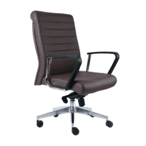 BM 1271 Silla ejecutiva alta, brazo aluminio, base de aluminio