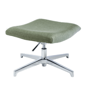 BM 1297 Taburete giratorio, base en aluminio