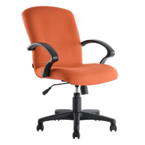 BM 1301 sillón ejecutivo de respaldo medio tapizado, con brazos, base en nylon