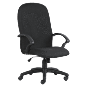 BM 140 sillón ejecutivo de respaldo alto, brazos, base en nylon