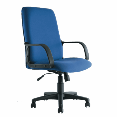 BM 1400 silla ejecutiva de respaldo alto con brazos, base de nylon