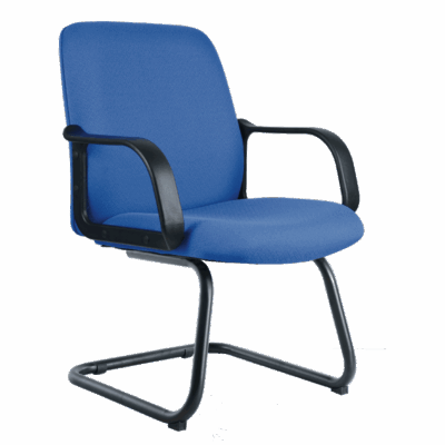 BM 1403 Silla para visitante, base trineo color negro