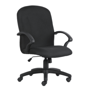 BM 141 silla ejecutiva de respaldo bajo, base de nylon