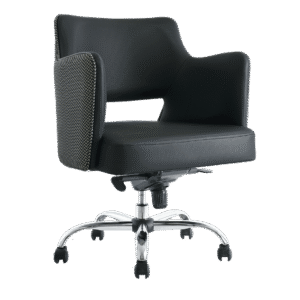 BM 1900 silla ejecutiva tipo concha, base cromada