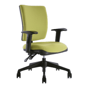 BM 2321 silla multifuncional de uso pesado, respaldo medio, brazos ajustables