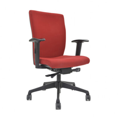 BM 2490 silla operativa de uso pesado, brazos ajustables