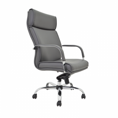 BM 4000 Silla ejecutiva respaldo alto, con brazos, base cromada