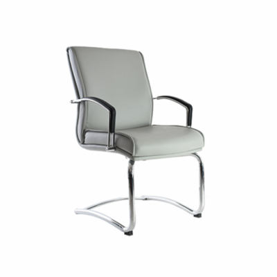 BM 43 Silla para visitante , brazos de doble barra, base de trineo