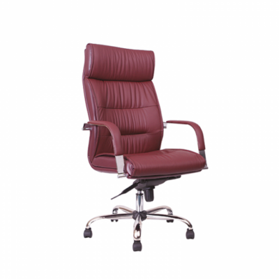 BM 4500 Silla ejecutiva respaldo alto, con brazos, base cromada