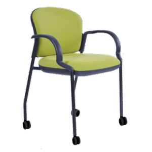 BM 541 M visitante c/brazos de 4 patas tapizada en tela, móvil