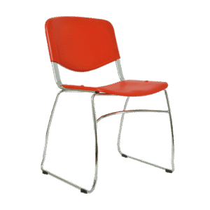 BM 654 Silla estructura de acero, polipropileno