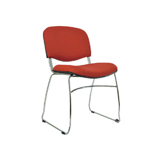 BM 655 Silla estructura de acero, tapizada