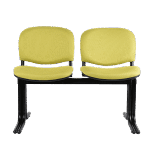 BM 662 DT Banca de dos plazas, tapizada, pata de doble tubo