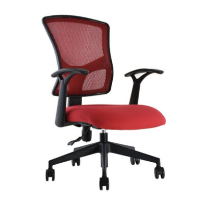 BM 7020 N silla operativa con respaldo reclinable, brazos de polipropileno