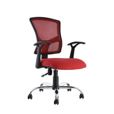 BM 7020 C silla operativa con respaldo reclinable, brazos de polipropileno