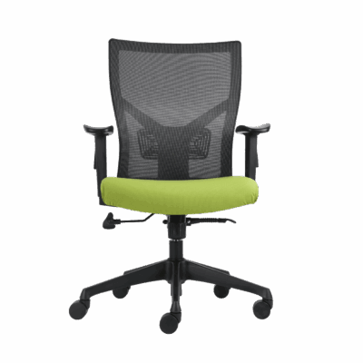 BM 7101 sillón ejecutivo de respaldo alto, respaldo en malla, brazos ajustables de poliuretano