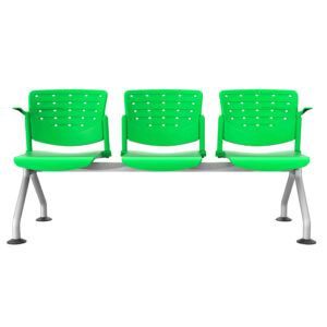 BM 863 G SB banca de 3 plazas, en polipropileno