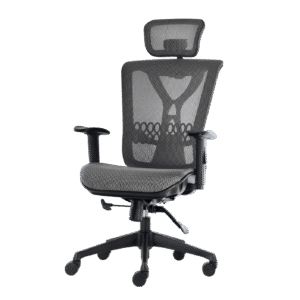 BM 9500 sillón ejecutivo, respaldo alto y asiento con malla, cabecera ajustable