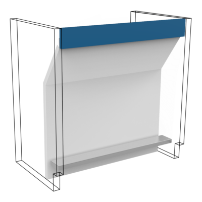 E3BA-060 Espacio de trabajo alto emplazamiento de balanza