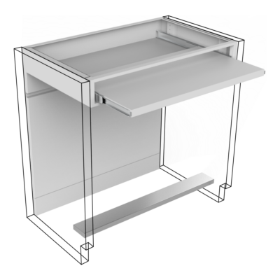 EPTA-060 Espacio de trabajo alto, con portateclados