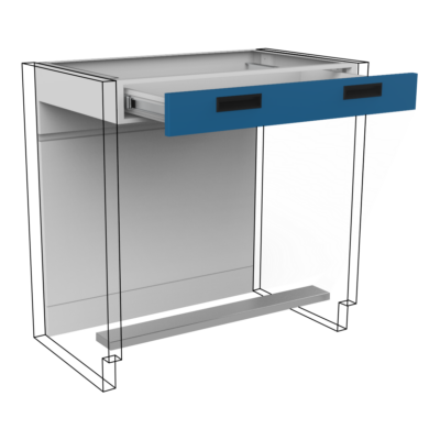 ETCA-060 Espacio de trabajo alto, con cajón