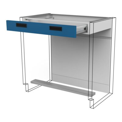 ETCB-060 Espacio de trabajo bajo, con cajón