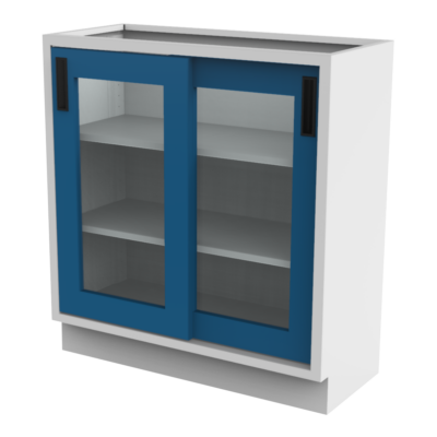 EVPP4-080 Vitrina de piso Puerta enmarcada corrediza