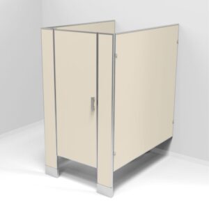 '-MAM M2D-1 Mampara 2 divisiones 100cm frente 150cm fondo, acabado esmaltado