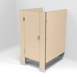 '-MAM M2D-6 Mampara 2 divisiones 100cm frente 150cm fondo, acabado sólido fenólico