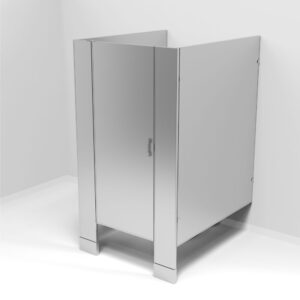 '-MAM M2D-2 Mampara 2 divisiones 100cm frente 150cm fondo, acabado acero inoxidable