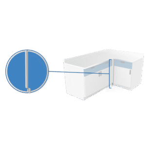 T1A Tapa de ajuste alta Rinconero