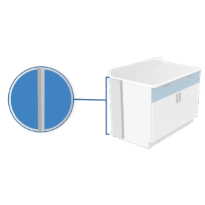 T4A Tapa de ajuste alta Campana / muro