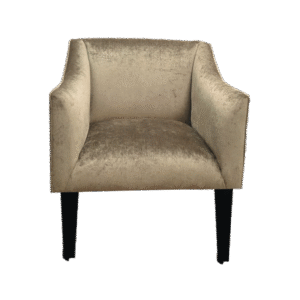 BM S 551 sofá de una plaza tapizado con patas de madera