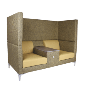 BM S 810 sofá dos plazas con usb y mesa