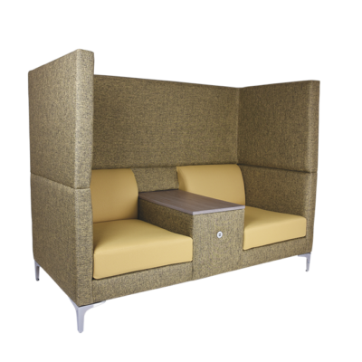 BM S 810 sofá dos plazas con usb y mesa