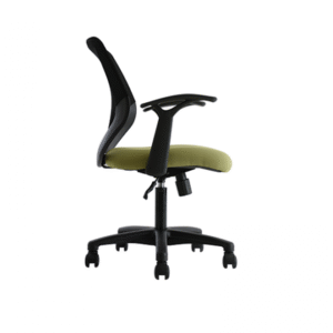 BM 7050 N silla operativa, respaldo en malla color negro con brazos